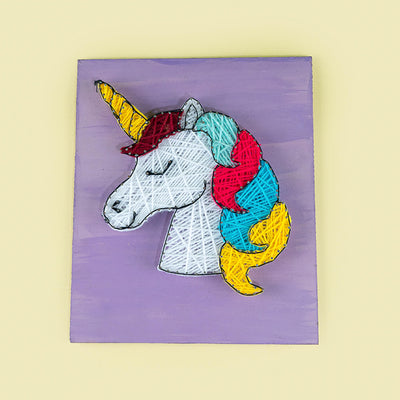 String Art Unicorn Wall Hanging