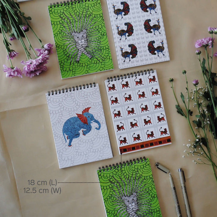 Chitrakathi Mayur White Journal