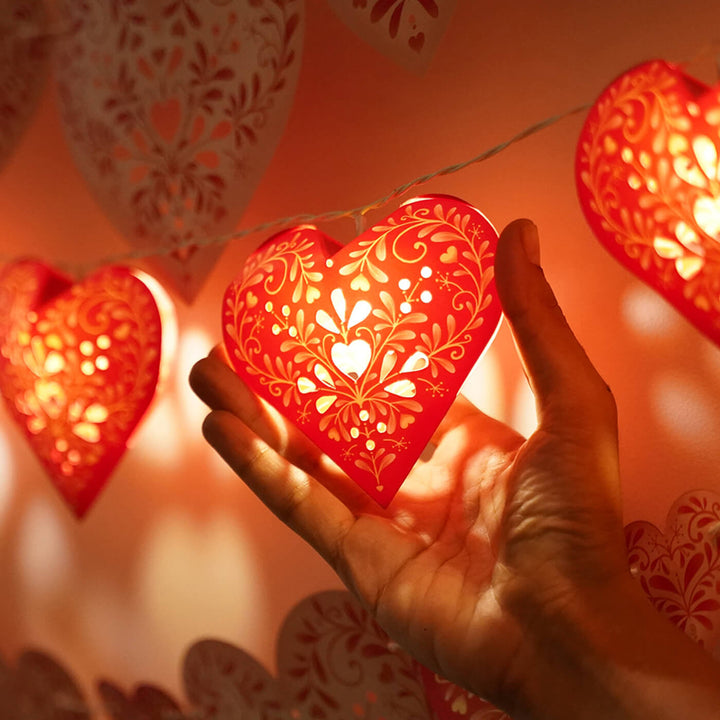 Paper Sweet Hearts DIY Fairy Lights