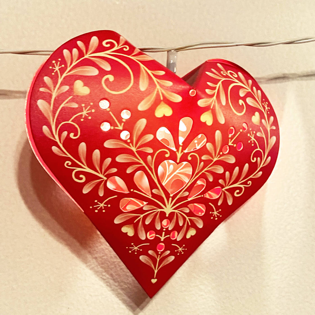 Paper Sweet Hearts DIY Fairy Lights