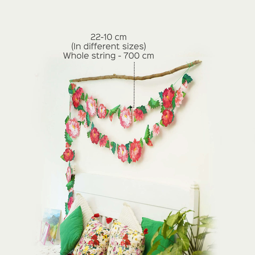 Forever Flowers Premium Paper Bunting