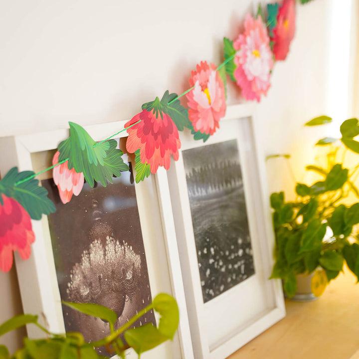 Forever Flowers Premium Paper Bunting