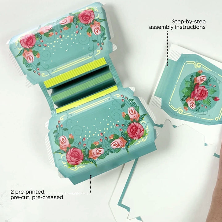 Mini Toaster Desk Calendar 2025 - DIY Paper Craft Kit