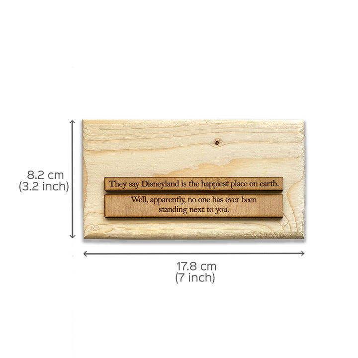 Personalized Small Wooden Box With Photos & Quote - Zwende