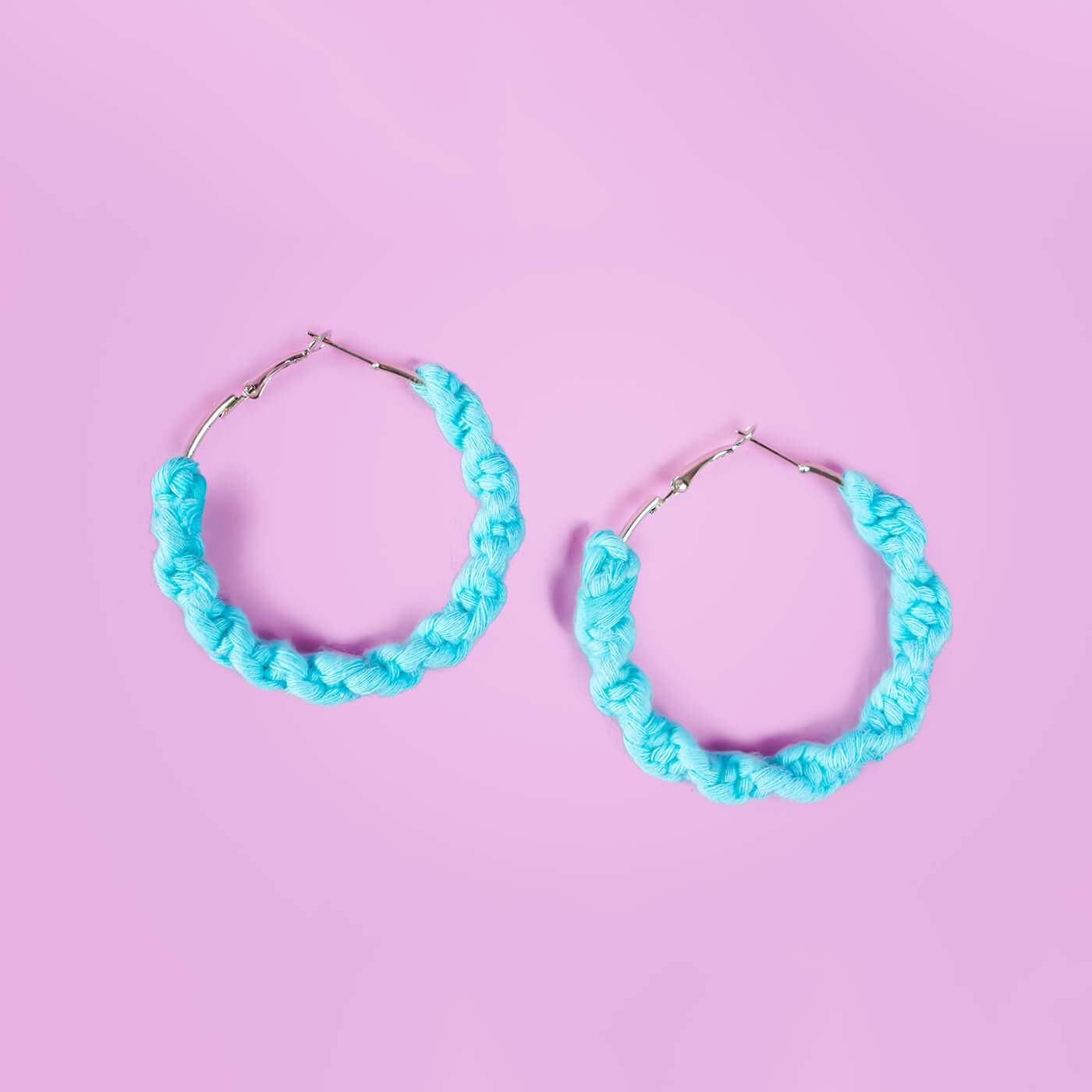 Blue Python Oval Gemstone Crystal Earring – Born To Glam