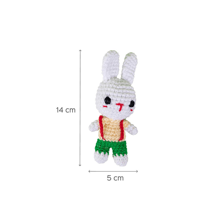 Cute Bunny Couple Crochet Toy