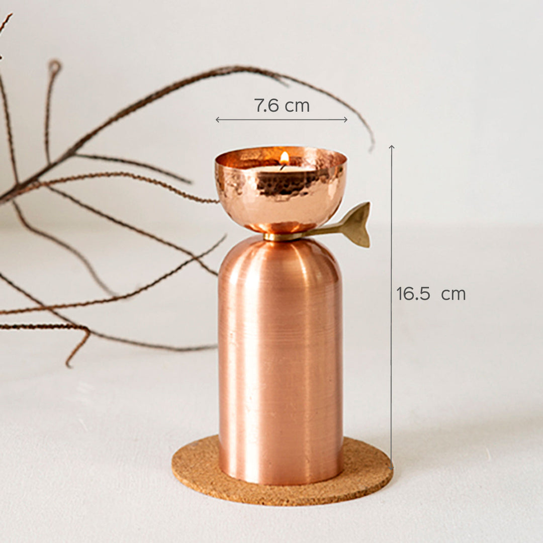 Copper Aura Tealight