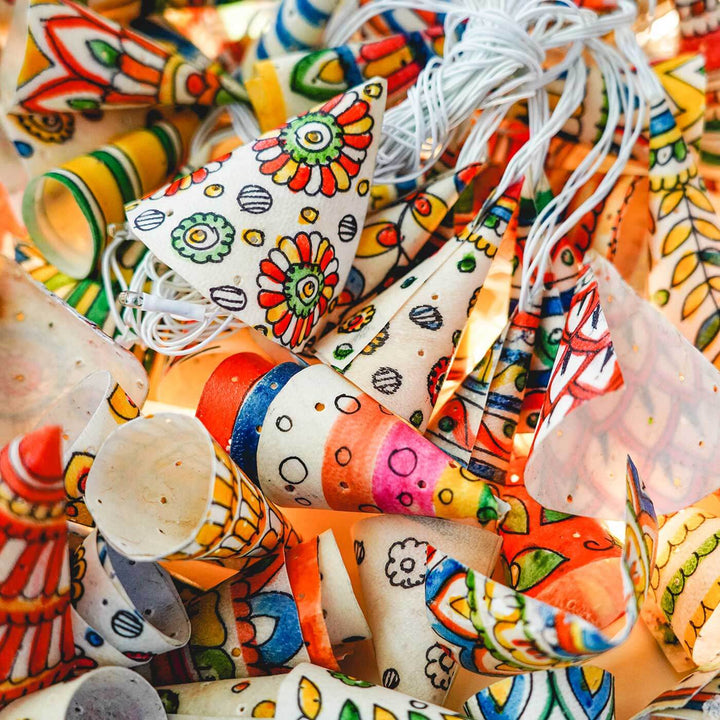 Ethnic Tholu Bommalata Fairy Lights