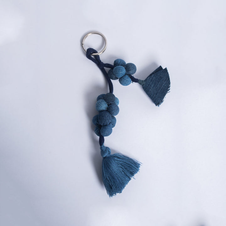 Upcycled Denim Keychain