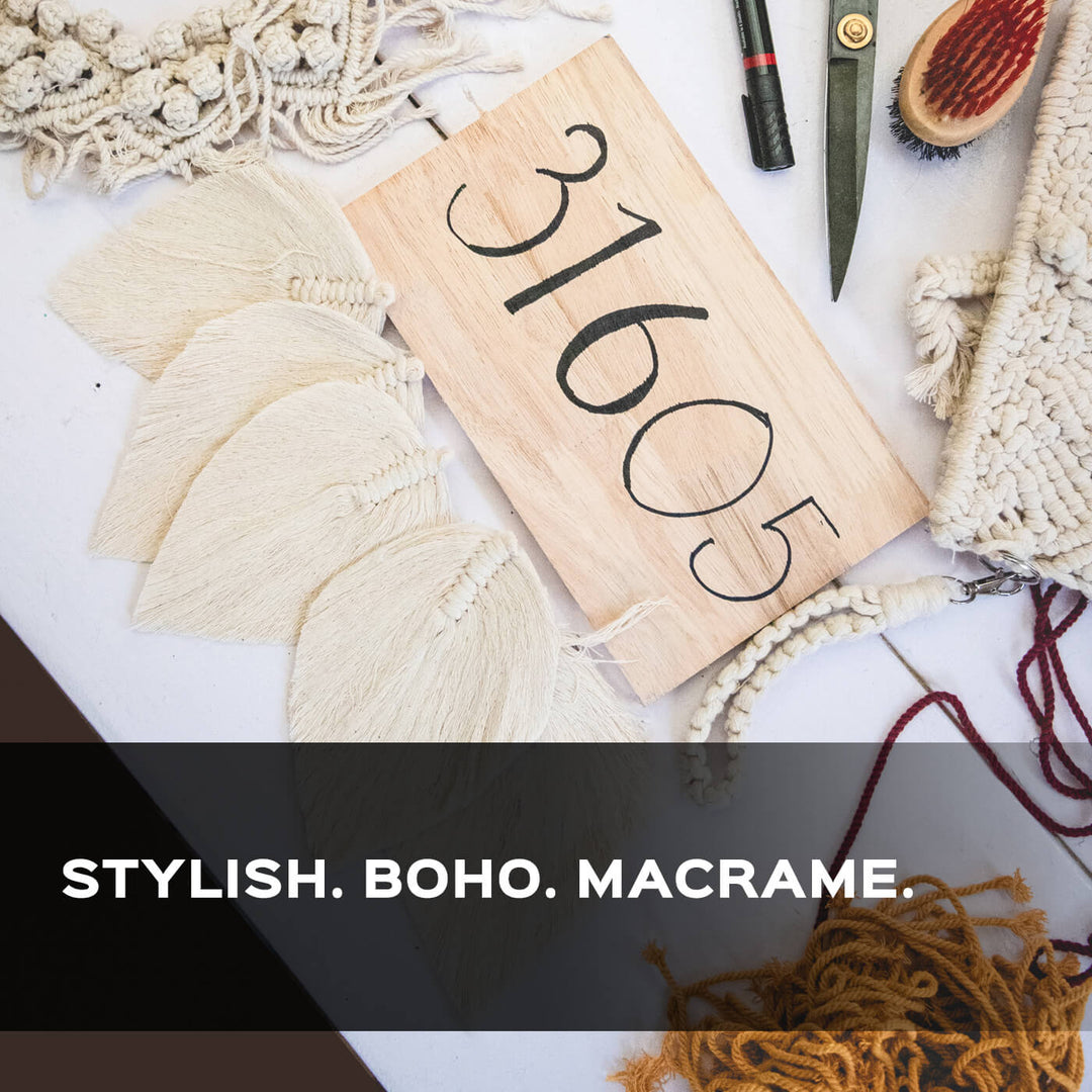 Macrame Nameboard - All-You-Need DIY Kit