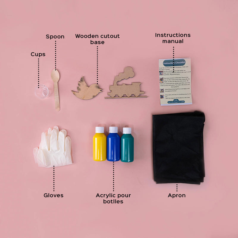 All Inclusive Resin Art Magnets DIY Kit