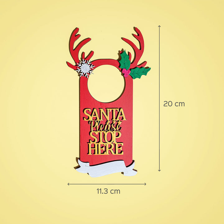 Personalised Handcrafted Wooden Christmas Hanging