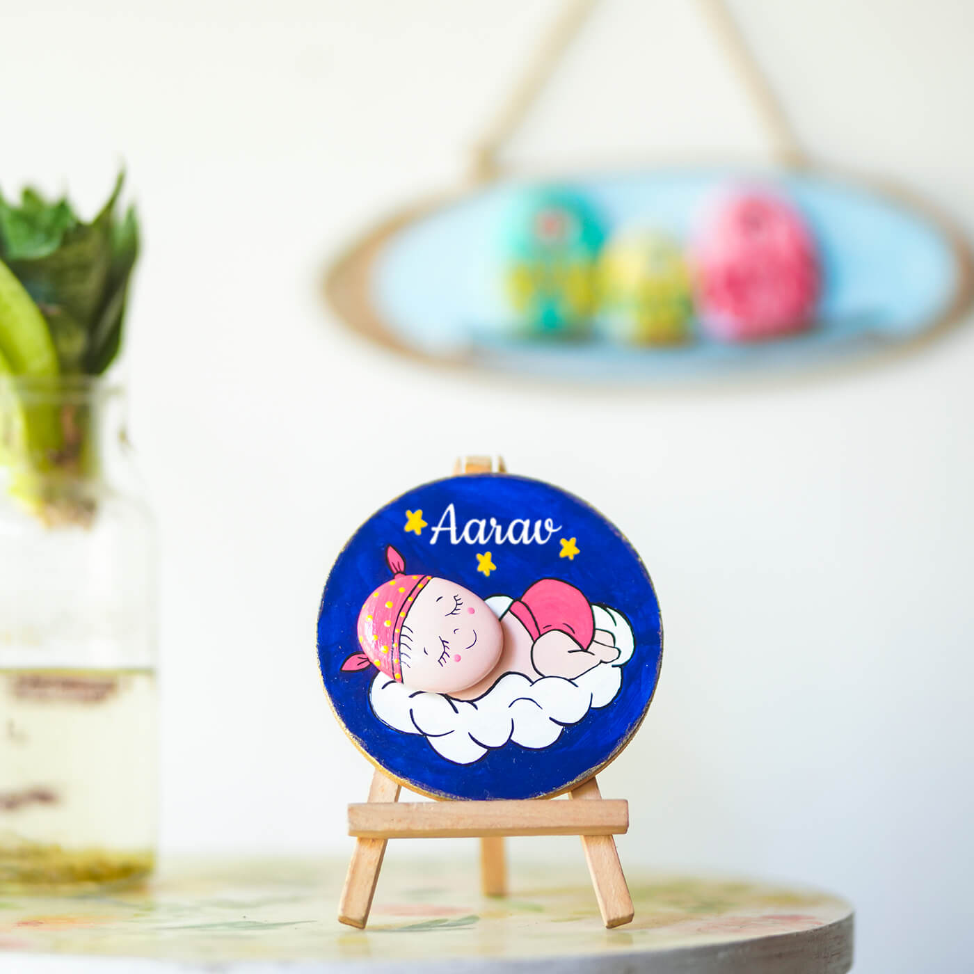 Buy Hand painted Baby Crib Decor Online On Zwende