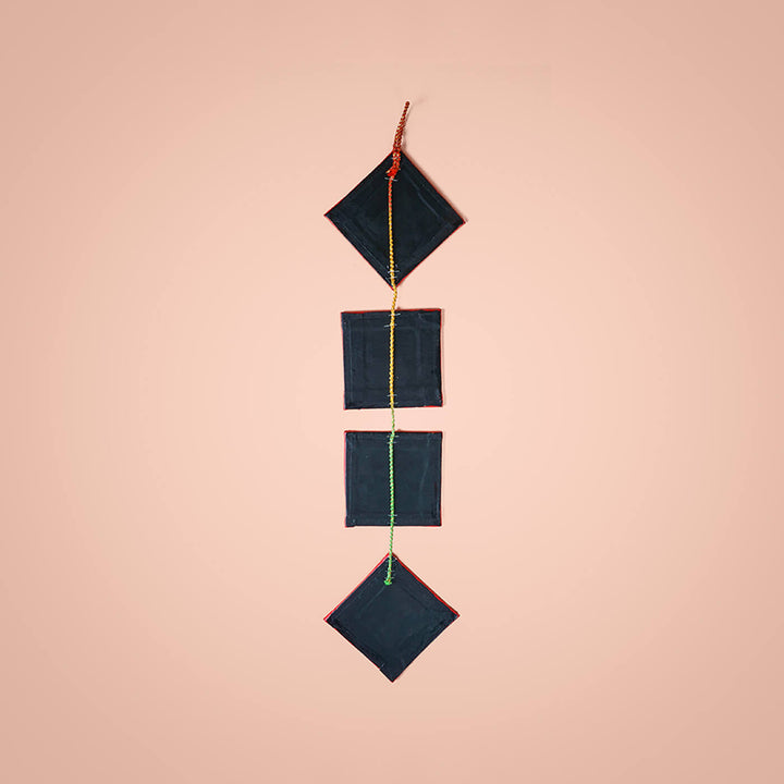 Hand Painted Rajasthan Quirky Canvas Wall Hanging