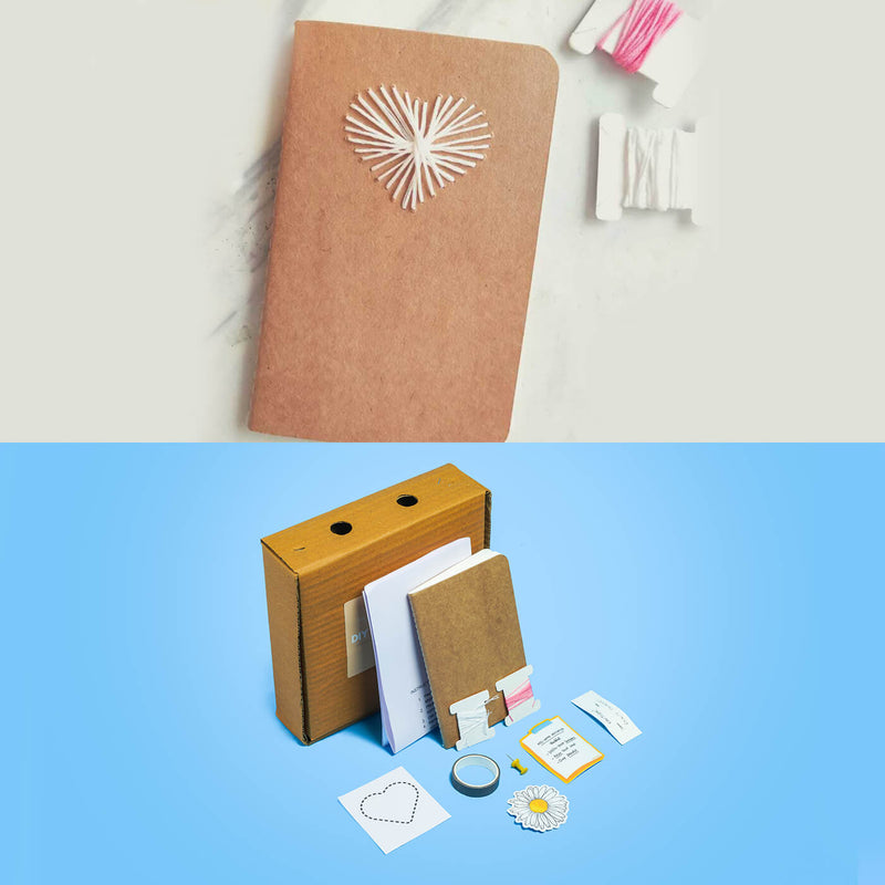 All Inclusive Embroidered Notebook DIY Kit