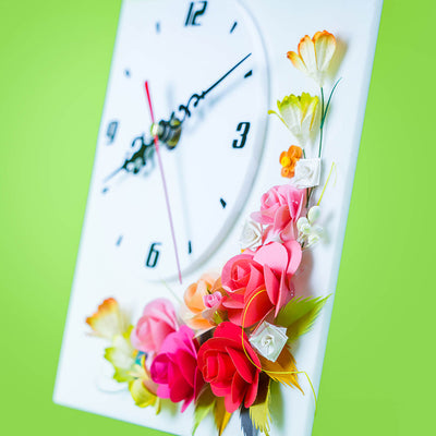 Paper Quilling Acrylic Table Clock