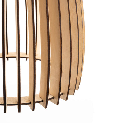 Bahama Birch Wood Ceiling Lamp