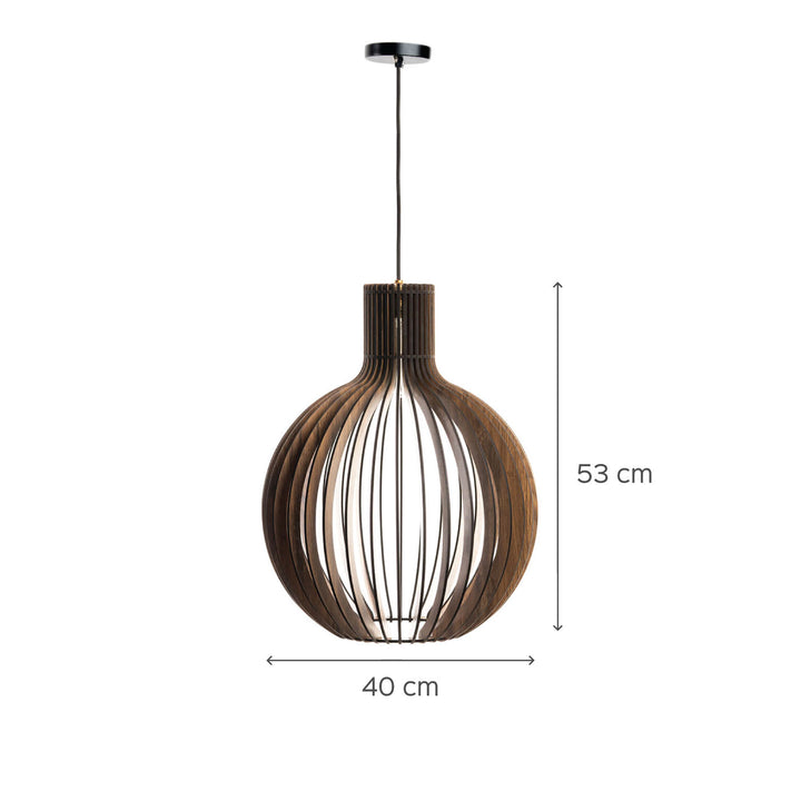 Bongo Pine Wood Lamp