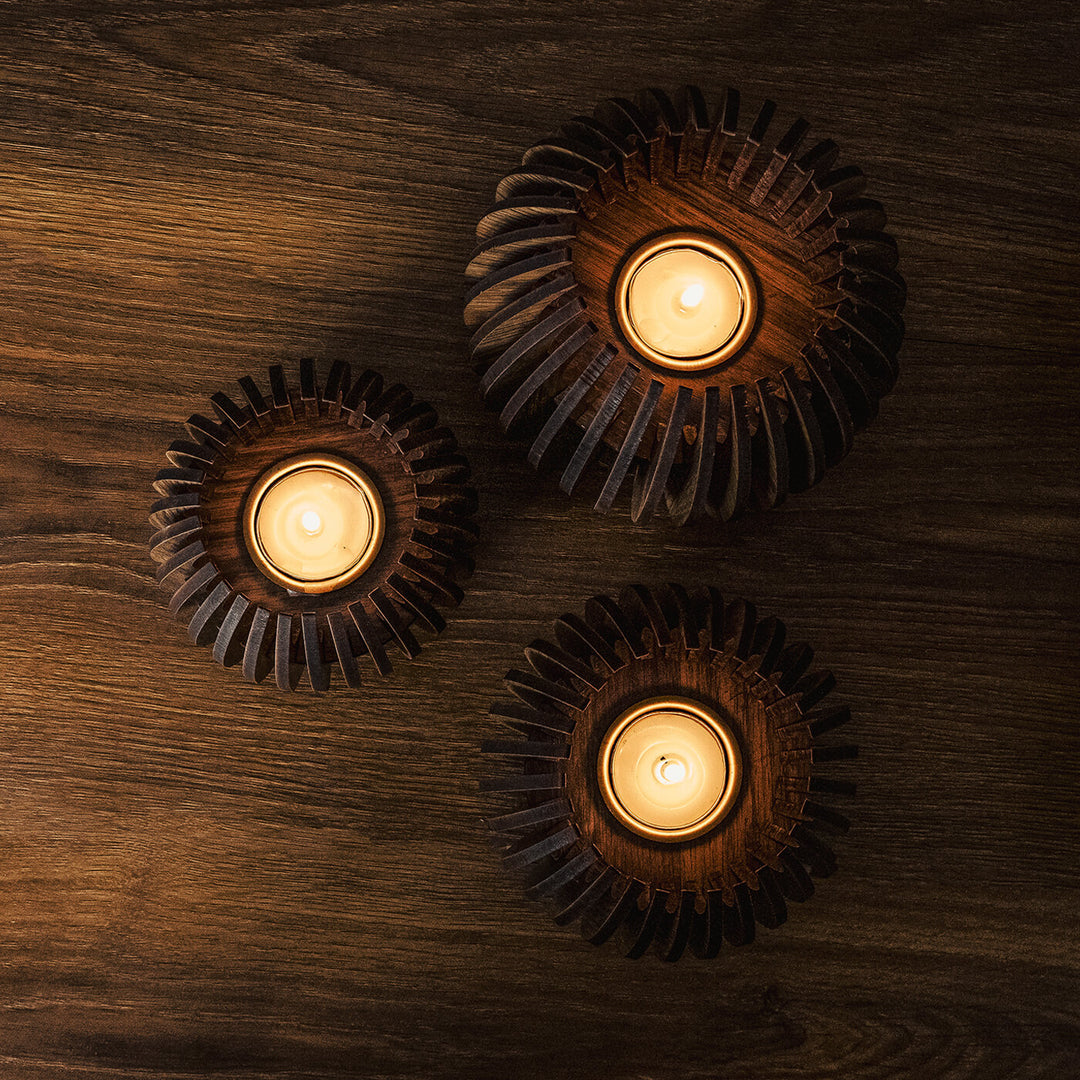 Cella Tealight Holder| Set of 3