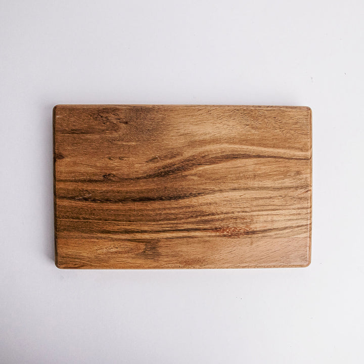 Handcrafted Acacia Wood Dahlia Platter/Tray