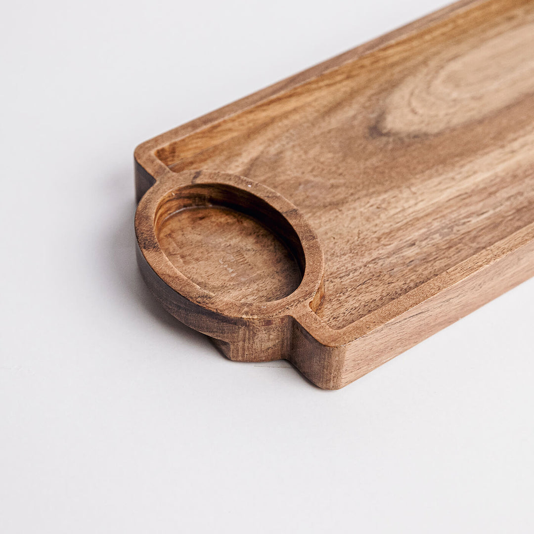Handcrafted Acacia Wood Datona Platter