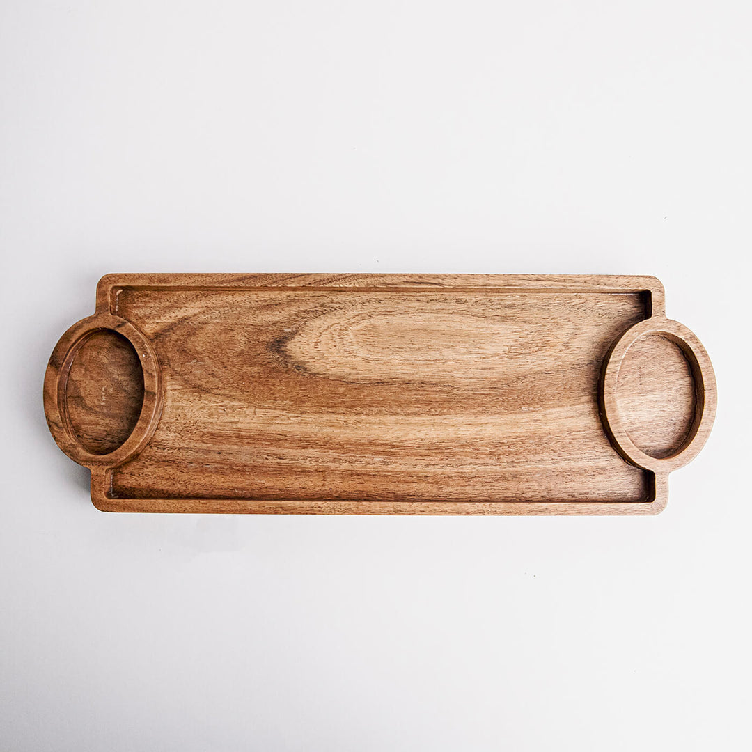 Handcrafted Acacia Wood Datona Platter