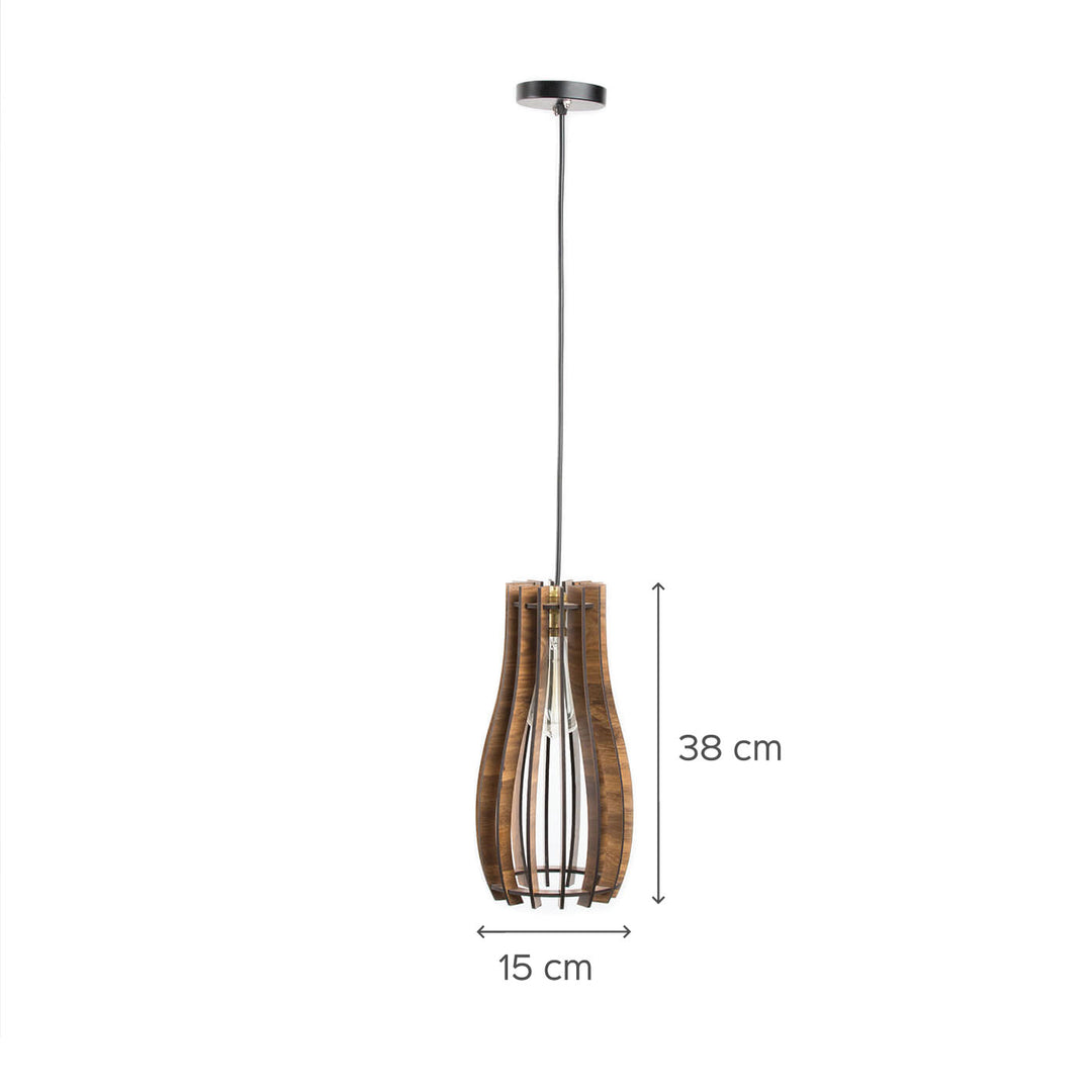 Longline Wooden Lamp