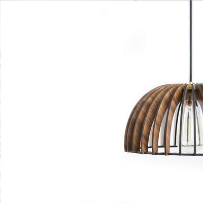 Dome Style Wooden Lamp