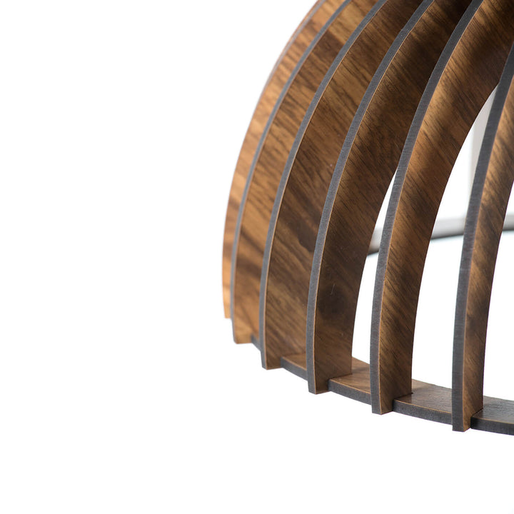Dome Style Wooden Lamp