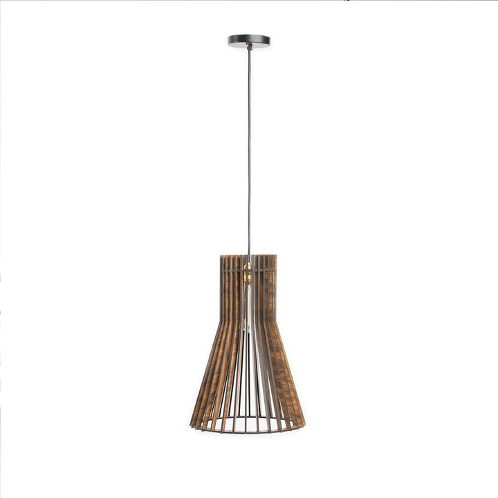 Modern Geometric Wooden Lamp