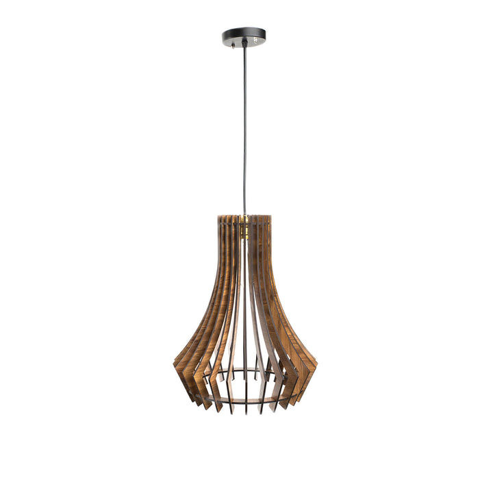 Wooden Pendant Light - Geometric