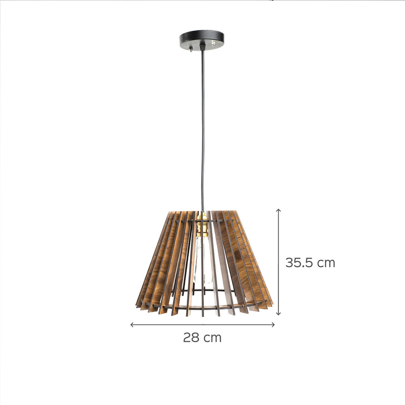 Wooden Shade Pendant Lamp