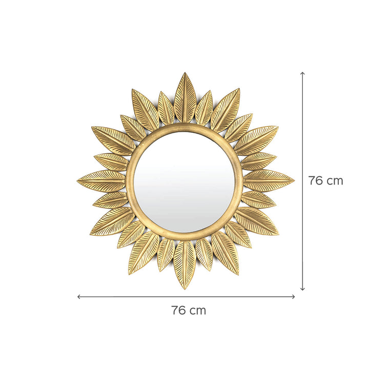 Amante Wall Mirror - Antique Finish