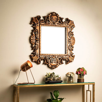 Aster Wall Mirror - Antique Copper