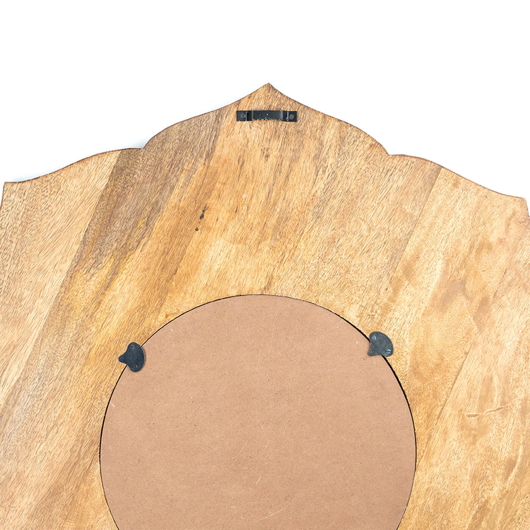 Amanda Wall Mirror - Natural Brown