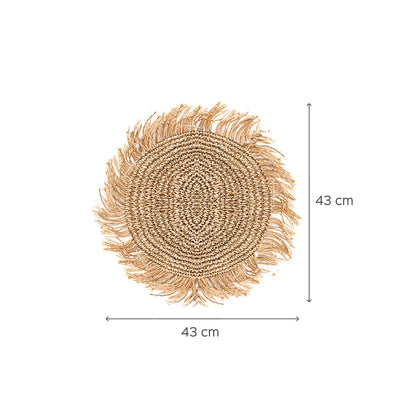 Bohasa Natural Boho Placemat