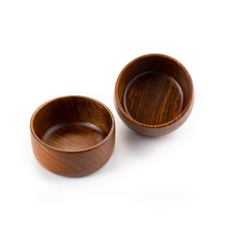 Baro Wooden Bowls - Small Set Of 2