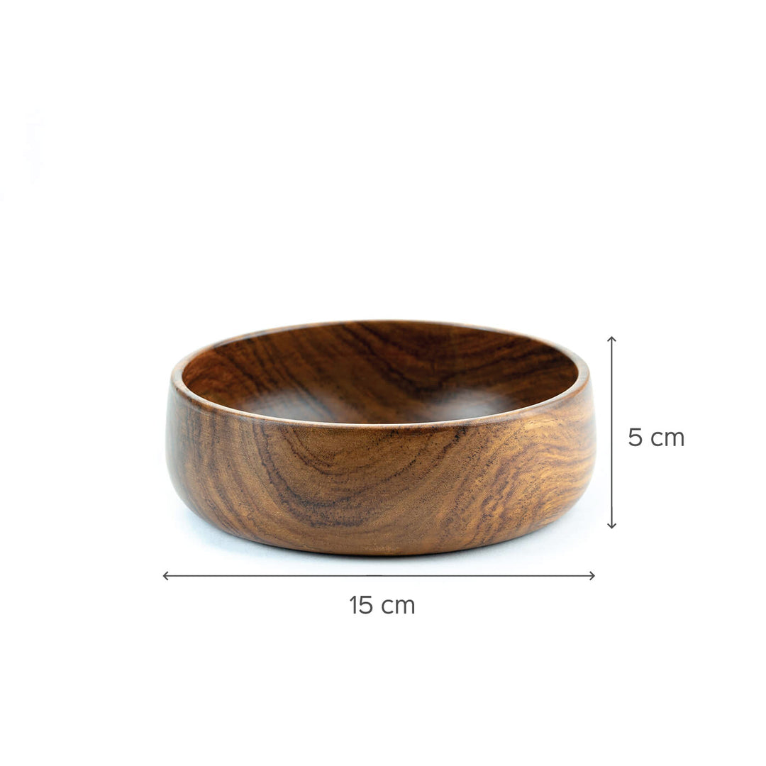 Baro Wooden Bowls - Medium Set Of 2