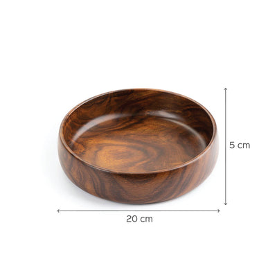Baro Wooden Bowls - Large Set Of 2