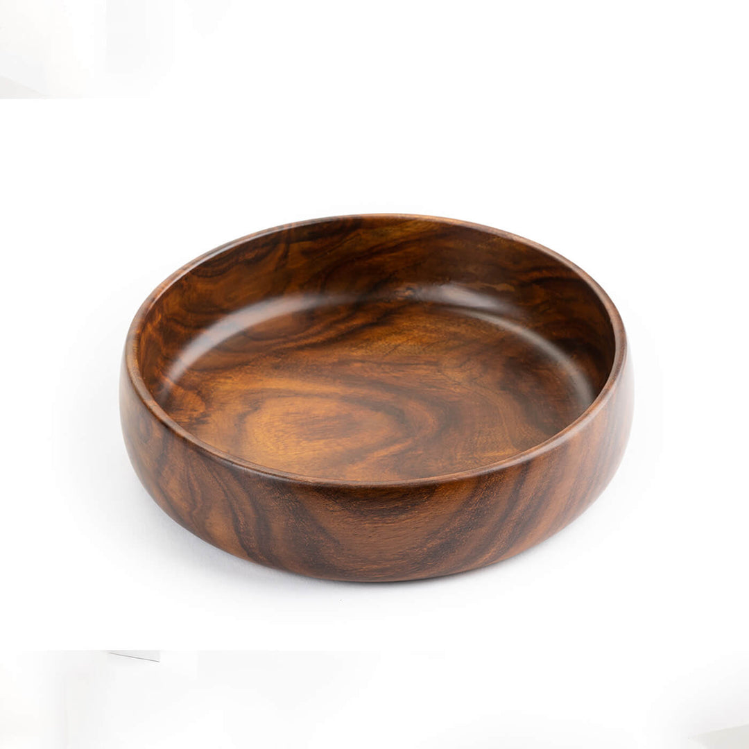 Baro Wooden Bowls - Set Of 1 Large And 6 Small Bowls