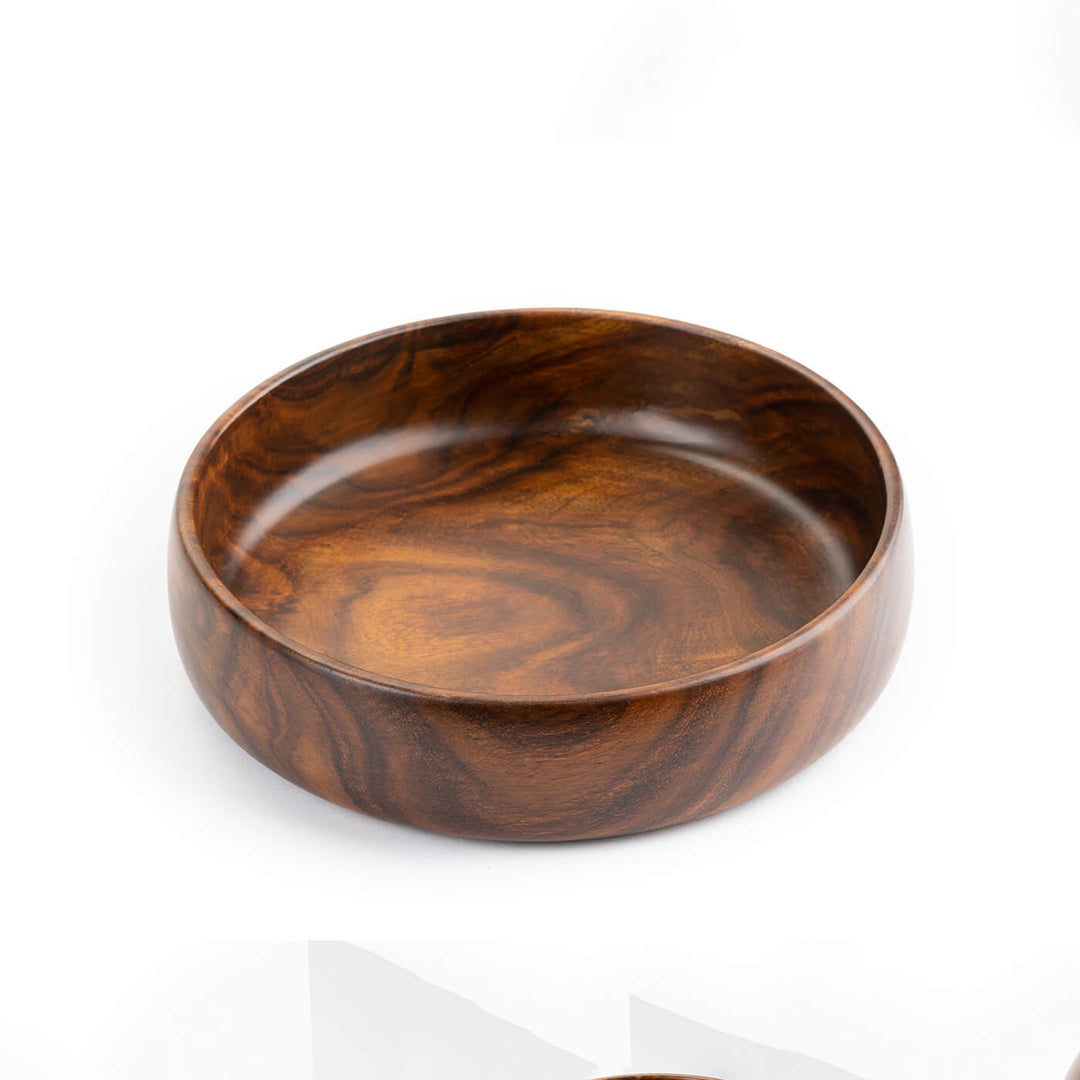 Baro Wooden Bowls - Set Of 1 Large And 2 Medium Bowls