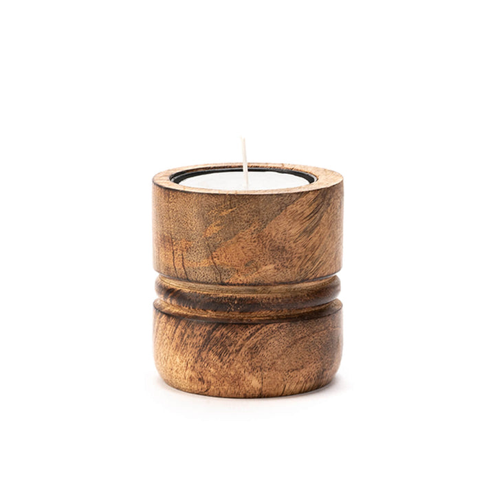 Baku Candle Stands - Burnt Finish - Set of 3