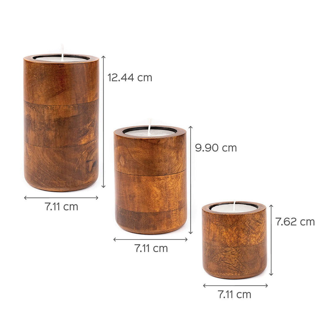 Baya Candle Stands - Set of 3