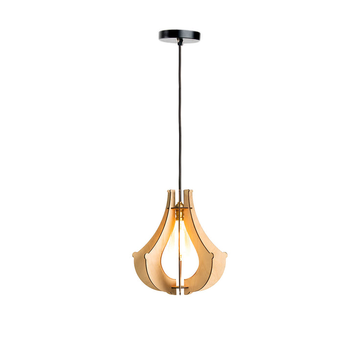 Baaru Birch Wood Ceiling Lamp