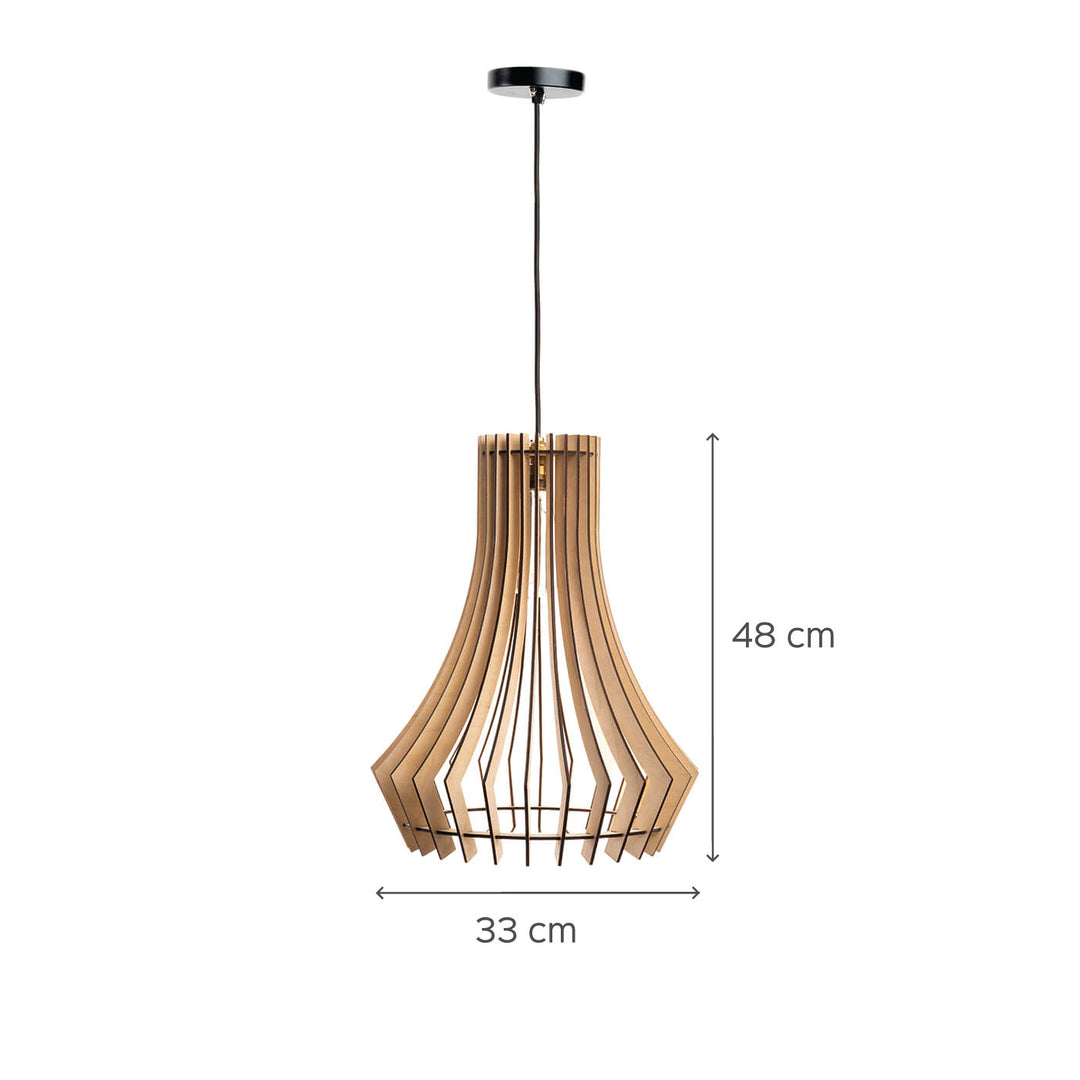 Bohem Birch Wood Pendant Lamp