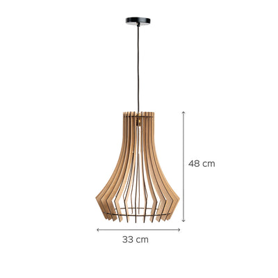 Bohem Birch Wood Pendant Lamp