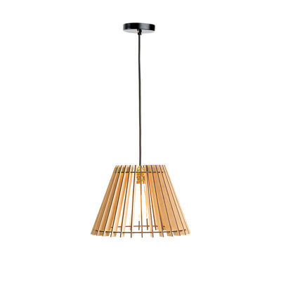 Benzor Birch Wood Shade Pendent Lamp