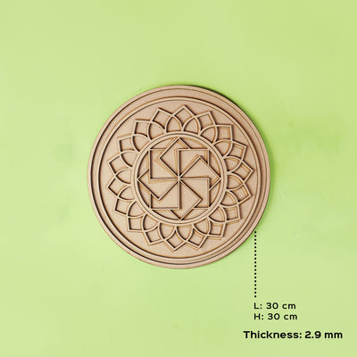 Colourful MDF DIY Festive Rangoli Kit