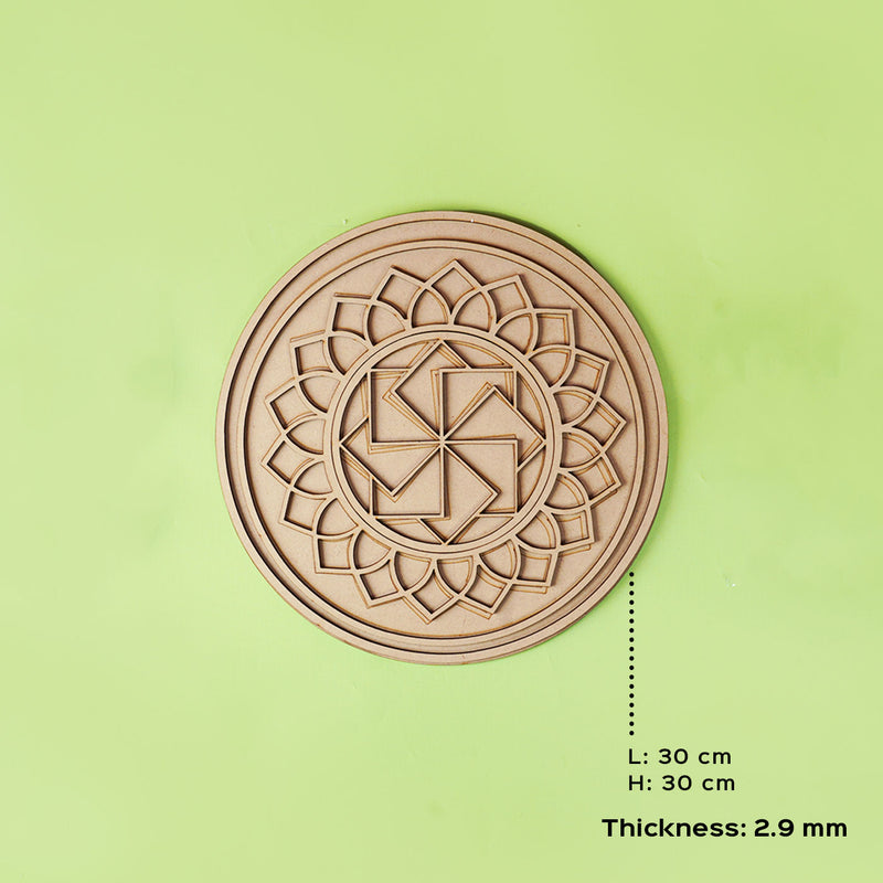 Colourful MDF DIY Festive Rangoli Kit