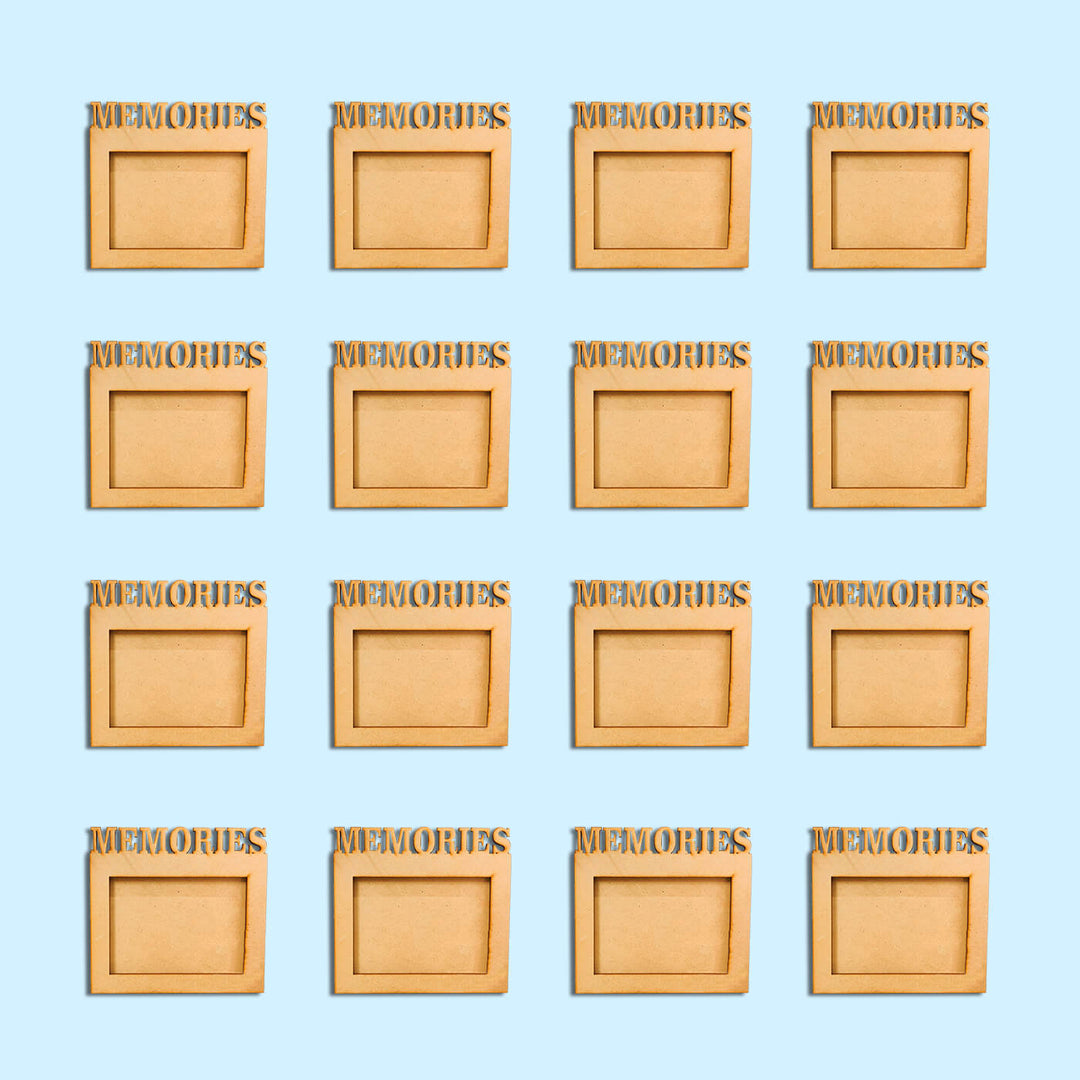 Saver Bundle - Ready to Paint MDF Fridge Magnet - Memories Frame